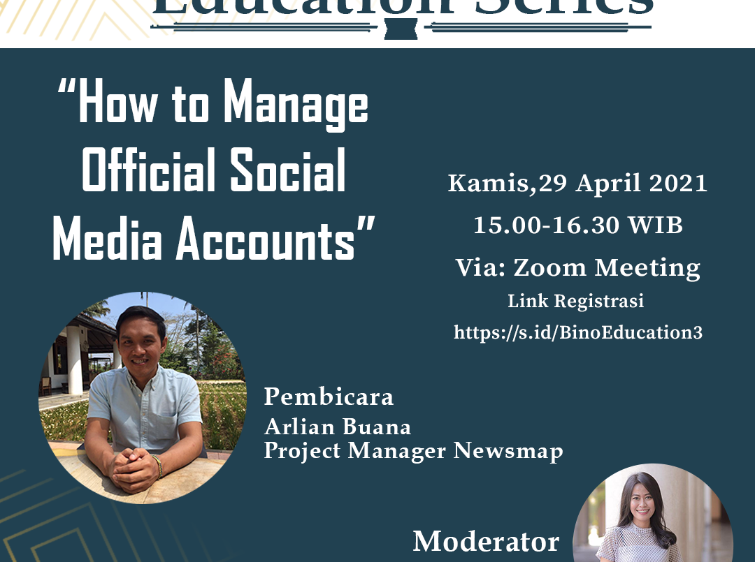 Bino Education Series: How to Manage Official Social Media Accounts