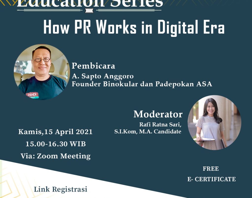Bino Education Series: How PR Works in Digital Era